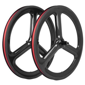 XSFB01 20inch BMX 451 3-spoke Carbon Wheels