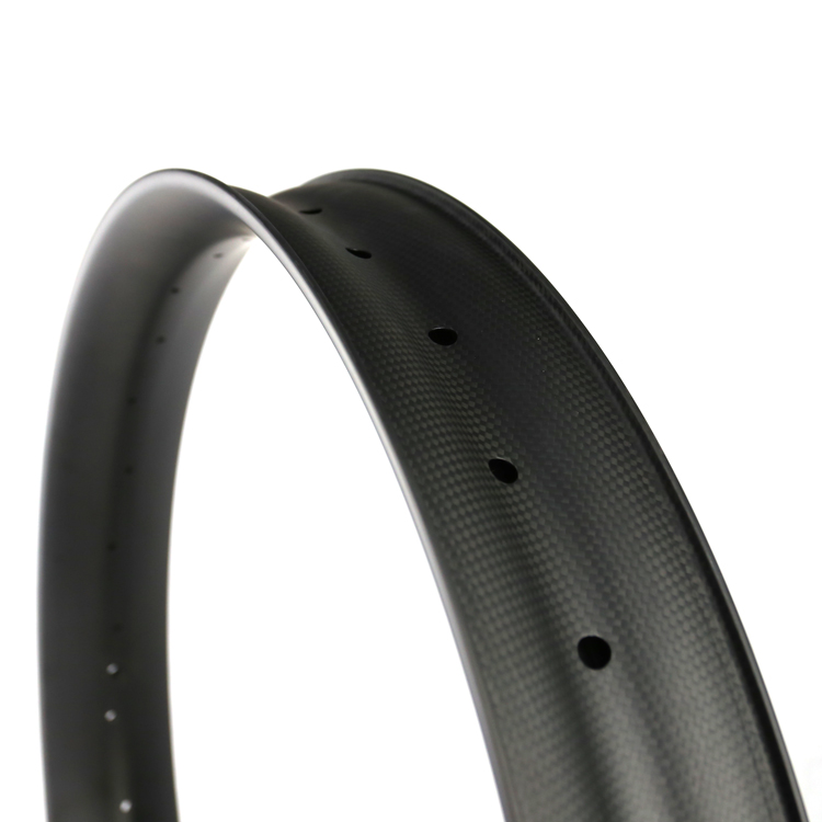 XS26F258075 26er 80mm Wide 25mm Depth Fat Bike Carbon Rims